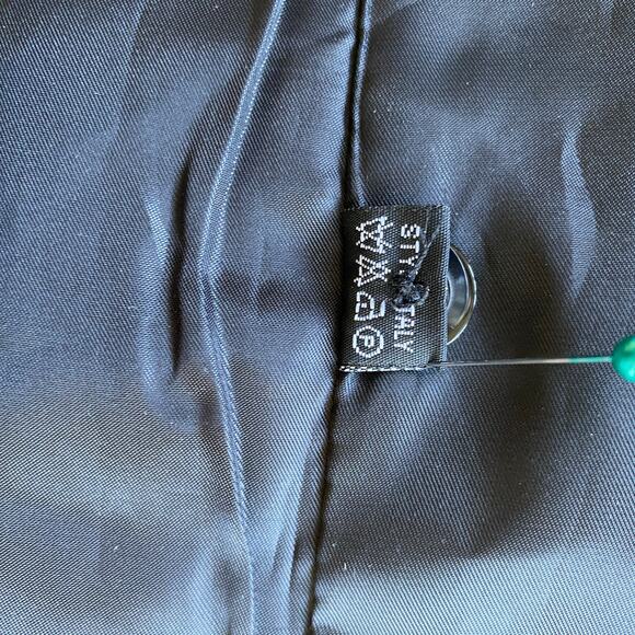 Hi Tie Men's Brown Plaid Suit Vest Sz S Woven Silk Preppy Academia Waistcoat - Picture 10 of 10